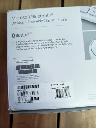 Tastiera e mouse wireless Microsoft QHG-00036