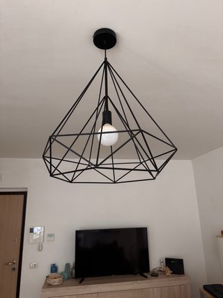Lámpara grande negra Maisons du Monde