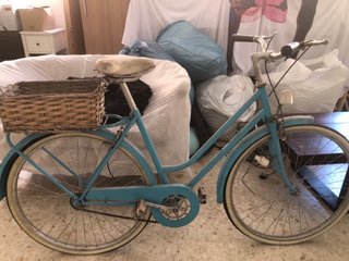 Bicicleta Antigua Azul