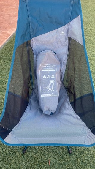 Silla Camping Plegable Tela y Metal