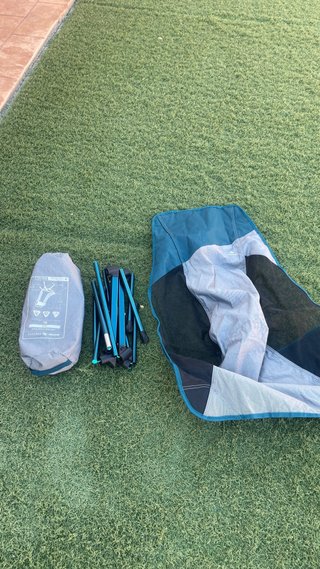Silla Camping Plegable Tela y Metal