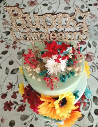 Torta scenografica tema girasoli