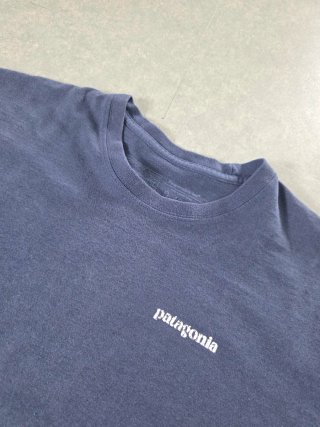 T-shirt Patagonia P-6 Logo Responsibili-Tee Blu M