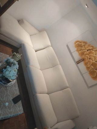 Divano modulare beige chiaro
