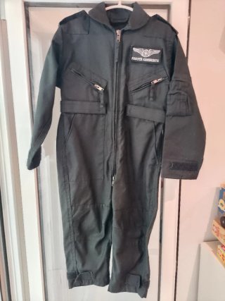 Disfraz Aviador Fostex Garments Negro