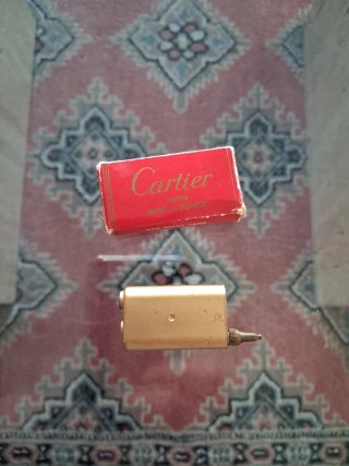 Accendino Vintage Cartier Le Must Oro