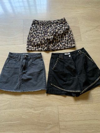 Lote 3 Faldas y Pantalón Corto