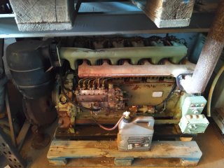Motor de riego y generador