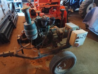 Motor de riego y generador