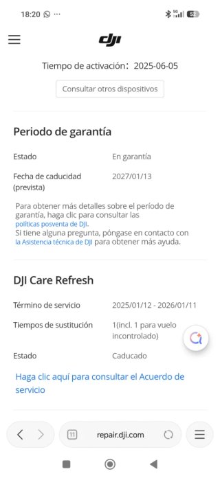 GARANTÍA DJI Air 3S Fly More Combo