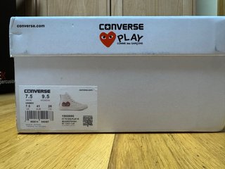 Converse CDG Comme des Garçons Corazón Rojo
