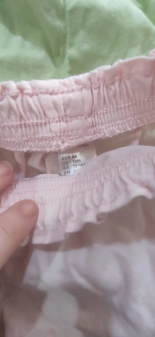 Pantalones cortos bebé niña 5 uds