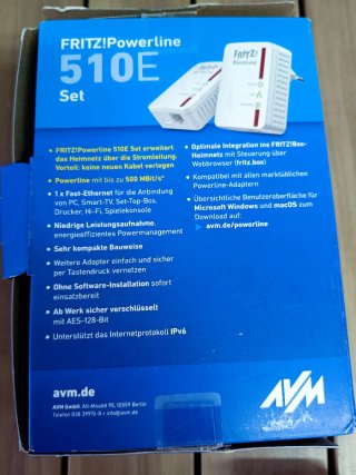 Fritz!Powerline 510E Set Alemán - Adaptador de Red