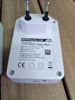 Fritz!Powerline 510E Set Alemán - Adaptador de Red