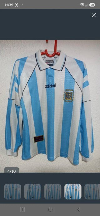 Camiseta Argentina Adidas Manga Larga