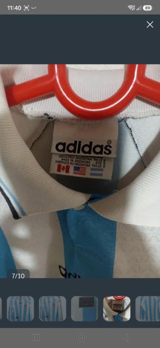 Camiseta Argentina Adidas Manga Larga