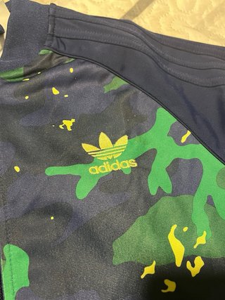 Chaqueta Adidas Camuflaje Azul Verde