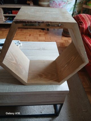 Estantería Hexagonal Madera
