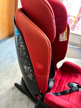 Silla Coche BeCool Evolutiva Isofix Roja