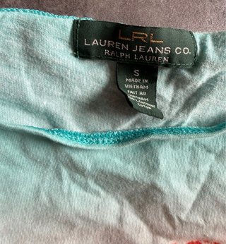 Camiseta Ralph Lauren Jeans Co Talla S Multicolor