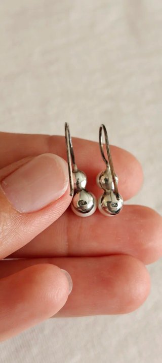 Anillo,pendientes: plata,perla
