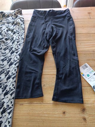 2 Mallas Talla S (1 Estampada reversible,1 Negra)