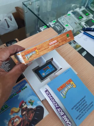 Cartuccia del videogioco Donkey Kong Country 3 per Game Boy Advance