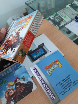 Cartuccia del videogioco Donkey Kong Country 3 per Game Boy Advance