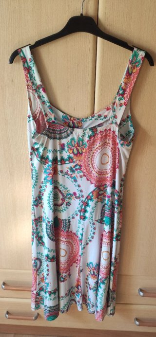 Vestido estampado multicolor