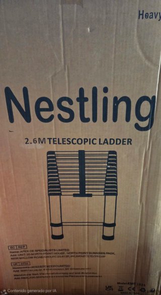 Escalera telescópica 2.6M