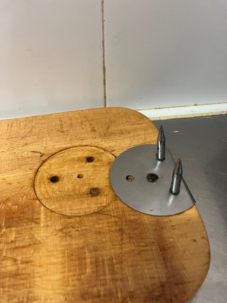 Soporte Jamonero Madera y Metal