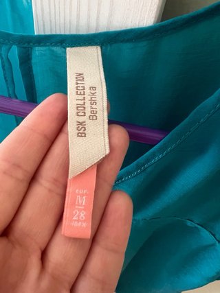 Blusa fina color teal