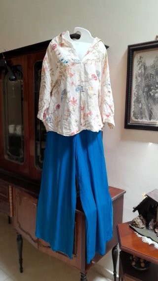 Pantaloni Oviesse + Blusa Zara