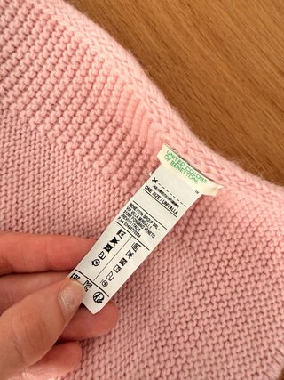 Mantas bebé rosa BENETTON y GAMBERRITOS