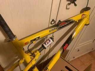 Telaio MTB vintage K2 Razorback Giallo