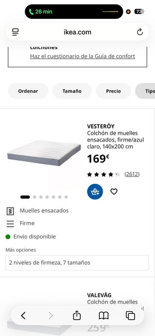 Colchón IKEA