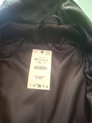 Chaqueta Zara Negra Talla M