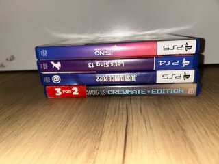 Lote 4 Giochi PS5/PS4: Just Dance, Sing, Among Us