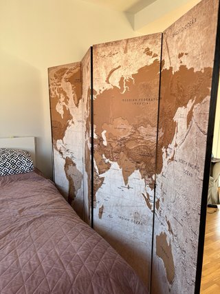 Biombo Mapa del Mundo