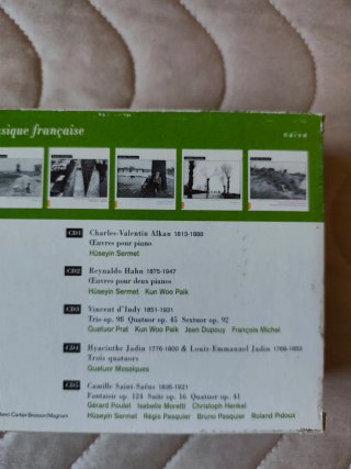 5CD Franceses: Alkan, Hahn, D'Indy, Saens, Jadin