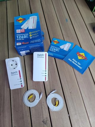 AVM Fritz!Powerline 1260E WLAN Set Versión Alemana