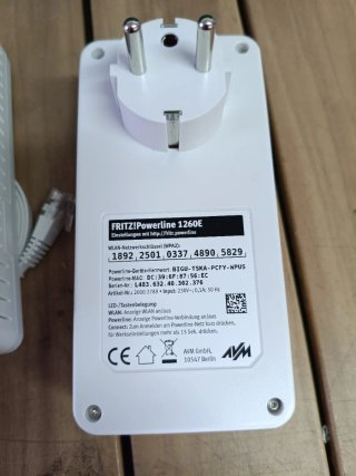 AVM Fritz!Powerline 1260E WLAN Set Versión Alemana