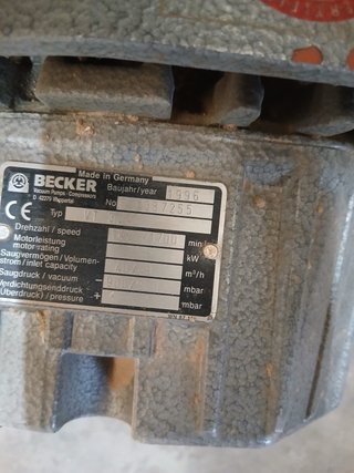 Bomba de Vacío Industrial Becker