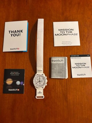 Omega X Swatch Mission to the Moonphase Bioceramic
