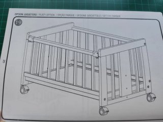 Minicuna colecho Allegra madera blanca