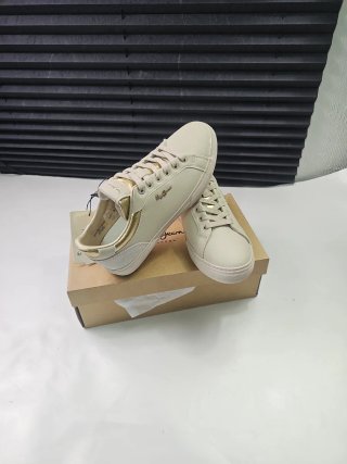 Zapatillas Pepe Jeans Beige y Dorado