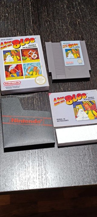 A Boy and His Blob NES Completo CIB Español