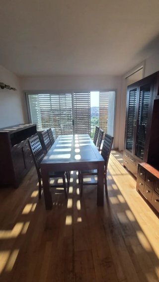 Mesa Comedor Teca + 6 Sillas