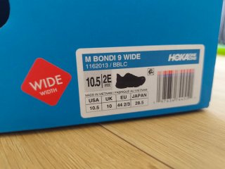 Hoka Bondi 9 (Ancho) Negro