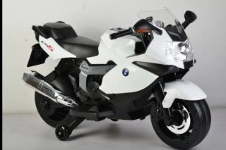 Moto Eléctrica Infantil BMW K1300S Blanca 12V